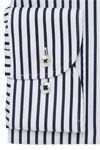 Produktbild f�r 'ETERNA Modern Fit Hemd Langarm New Kent Kragen Satin Streifen blau'
