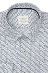 Produktbild f�r 'ETERNA Modern Fit Hemd Langarm New Kent Kragen Twill Muster blau'