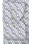 Produktbild f�r 'ETERNA Modern Fit Hemd Langarm New Kent Kragen Twill Muster blau'