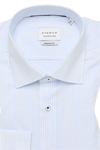 Produktbild f�r 'ETERNA Modern Fit Dynamic Cotton Hemd Langarm New Kent Kragen Nadelstreifen blau'