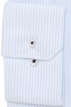 Produktbild f�r 'ETERNA Modern Fit Dynamic Cotton Hemd Langarm New Kent Kragen Nadelstreifen blau'