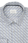 Produktbild f�r 'ETERNA Slim Fit Hemd extra langer Arm New Kent Kragen Twill Muster blau'