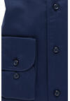 Produktbild fr 'ETERNA Modern Fit 1863 Hemd Langarm Haifischkragen Twill dunkelblau'