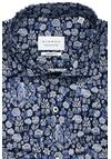Produktbild fr 'ETERNA Modern Fit Hemd Langarm Haifischkragen Muster blau'