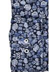 Produktbild fr 'ETERNA Modern Fit Hemd Langarm Haifischkragen Muster blau'