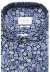Produktbild fr 'ETERNA Slim Fit Hemd Langarm Haifischkragen Muster blau'
