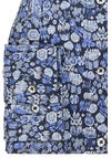 Produktbild fr 'ETERNA Slim Fit Hemd Langarm Haifischkragen Muster blau'
