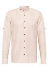 Produktbild fr 'ETERNA Slim Fit 1863 Trachtenhemd Langarm Stehkragen beige'