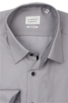 Produktbild f�r 'ETERNA Modern Fit Hemd Langarm New Kent Kragen Natte hellgrau'