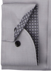 Produktbild f�r 'ETERNA Modern Fit Hemd Langarm New Kent Kragen Natte hellgrau'