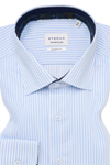 Produktbild f�r 'ETERNA Modern Fit Dynamic Cotton Hemd Langarm Twill Streifen hellblau'