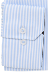 Produktbild f�r 'ETERNA Modern Fit Dynamic Cotton Hemd Langarm Twill Streifen hellblau'