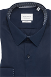 Produktbild f�r 'ETERNA Super Slim Dynamic Cotton Hemd Langarm New Kent Kragen nachtblau'