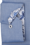 Produktbild fr 'ETERNA Modern Fit Hemd extra langer Arm New Kent Kragen Oxford blau'