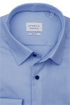 Produktbild f�r 'ETERNA Slim Fit Hemd extra langer Arm New Kent Kragen Fil a Fil mittelblau'