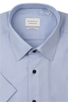 Produktbild fr 'ETERNA Comfort Fit Hemd Halbarm New Kent Kragen Fil a Fil hellblau'