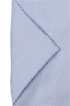 Produktbild fr 'ETERNA Comfort Fit Hemd Halbarm New Kent Kragen Fil a Fil hellblau'