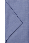 Produktbild fr 'ETERNA Comfort Fit Hemd Halbarm New Kent Kragen Fil a Fil blau'