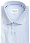 Produktbild fr 'ETERNA Comfort Fit Hemd Halbarm New Kent Kragen Struktur hellblau'