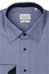Produktbild fr 'ETERNA Slim Fit Hemd Langarm New Kent Kragen Struktur mittelblau'