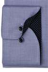 Produktbild fr 'ETERNA Slim Fit Hemd Langarm New Kent Kragen Struktur mittelblau'