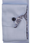 Produktbild fr 'ETERNA Slim Fit Hemd Langarm New Kent Kragen Twill hellblau'
