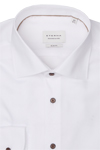 Produktbild fr 'ETERNA Slim Fit Hemd Langarm New Kent Kragen Struktur wei'
