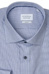 Produktbild fr 'ETERNA Slim Fit Hemd Langarm New Kent Kragen Struktur mittelblau'