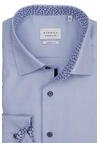 Produktbild fr 'ETERNA Comfort Fit Hemd extra langer Arm New Kent Kragen Struktur hellblau'