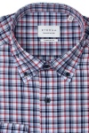 Produktbild fr 'ETERNA Comfort Fit Hemd Langarm Button Down Kragen Karo rot'