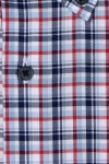 Produktbild fr 'ETERNA Comfort Fit Hemd Langarm Button Down Kragen Karo rot'