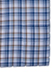 Produktbild fr 'ETERNA Comfort Fit Hemd Langarm Button Down Kragen Karo blau'