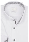 Produktbild fr 'ETERNA Modern Fit Hemd extra kurzer Arm New Kent Kragen Struktur wei'
