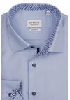 Produktbild fr 'ETERNA Modern Fit Hemd Langarm New Kent Kragen Struktur hellblau'