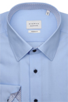 Produktbild für 'ETERNA Modern Fit Hemd Langarm New Kent Kragen hellblau'