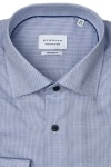Produktbild fr 'ETERNA Modern Fit Hemd Langarm New Kent Kragen Struktur mittelblau'