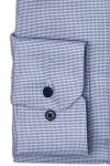 Produktbild fr 'ETERNA Modern Fit Hemd Langarm New Kent Kragen Struktur mittelblau'