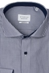 Produktbild fr 'ETERNA Modern Fit Hemd Langarm Haifischkragen Streifen dunkelblau'