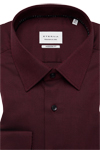 Produktbild f�r 'ETERNA Modern Fit Hemd extra langer Arm New Kent Kragen Struktur weinrot'