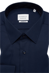 Produktbild f�r 'ETERNA Modern Fit Hemd super langer Arm langer Arm New Kent Kragen Struktur nachtblau'