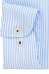 Produktbild f�r 'ETERNA Slim Fit Dynamic Cotton Hemd Langarm Twill Streifen hellblau'