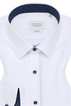 Produktbild f�r 'ETERNA Slim Fit Hemd extra langer Arm New Kent Kragen Popeline wei�'