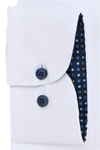 Produktbild f�r 'ETERNA Slim Fit Hemd extra langer Arm New Kent Kragen Popeline wei�'