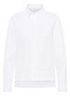 Produktbild fr 'ETERNA Loose Fit Bluse Langarm Hemdkragen geknpft wei'