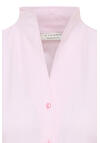 Produktbild fr 'ETERNA Regular Fit Bluse Langarm Kelchkragen Punkte rosa'