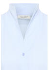 Produktbild fr 'ETERNA Regular Fit Bluse Langarm Kelchkragen Punkte blau'