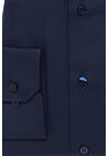Produktbild fr 'ETERNA Comfort Fit Cover Hemd Langarm blickdicht Brusttasche nachtblau'