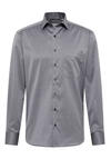 Produktbild fr 'ETERNA Modern Fit Cover Hemd Langarm New Kent Kragen Blickdicht grau'
