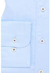 Produktbild fr 'ETERNA Slim Fit 1863 Hemd Langarm Haifischkragen Twill hellblau'