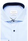 Produktbild fr 'ETERNA Modern Fit Cover Hemd Langarm Haifischkragen Blickdicht Twill mittelblau'